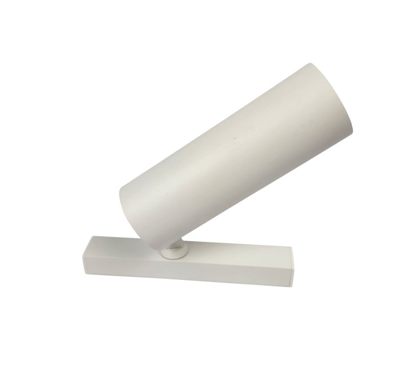 Magnetic Track Spot 50 Single adjustable spotlight head - White side