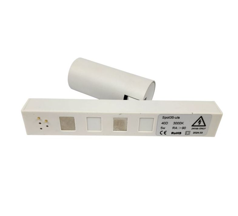 Magnetic Track Spot 35 Single adjustable spotlight head - White - underside