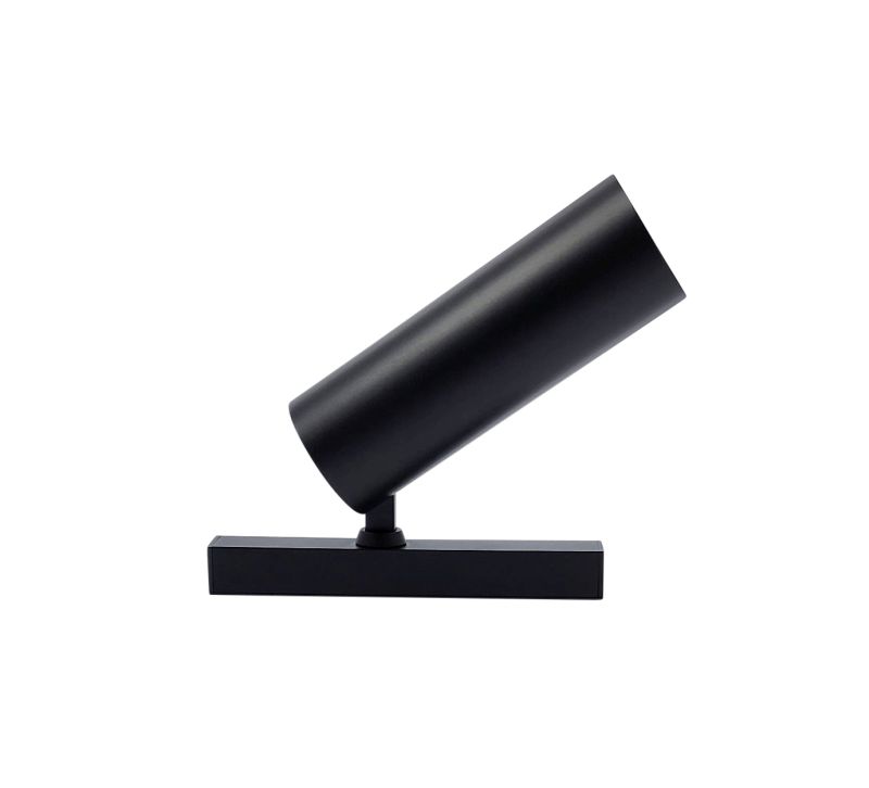 Magnetic Track Spot 50 Single adjustable spotlight head - Black side