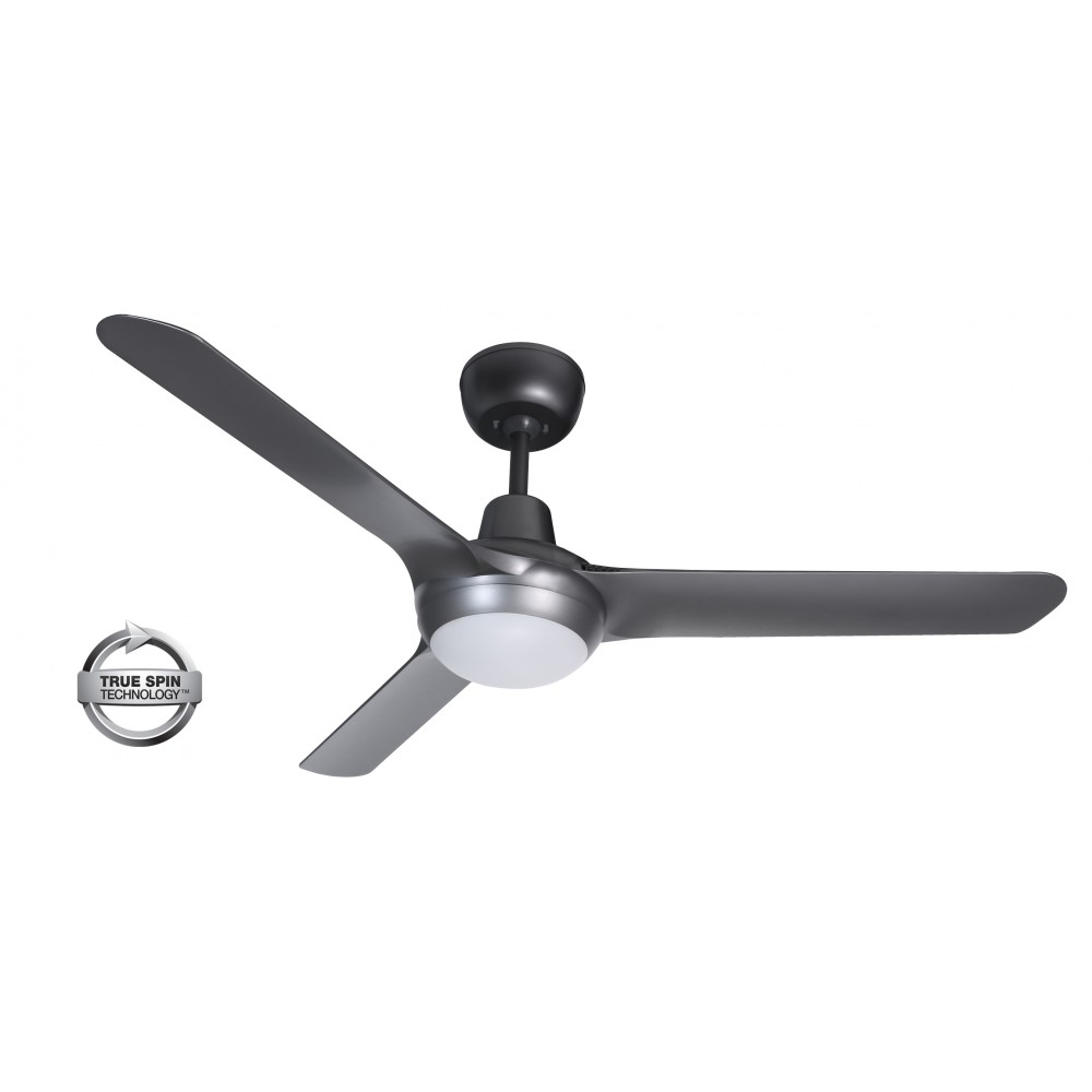 Ventair Spyda Ceiling Fan with LED Light - Titanium