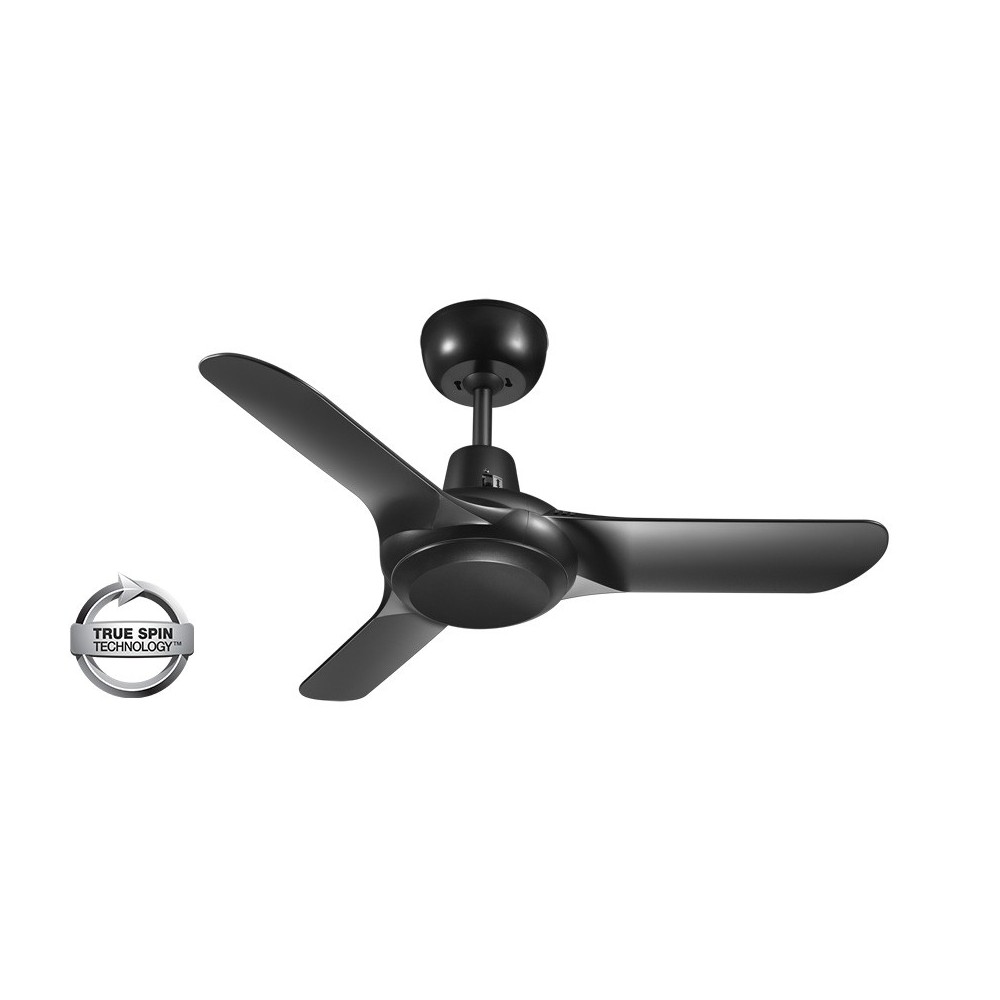 Spyda 900mm (36inch) Black Ceiling Fan