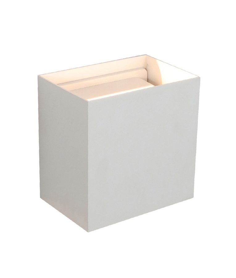 Toca Square LED Wall Light White