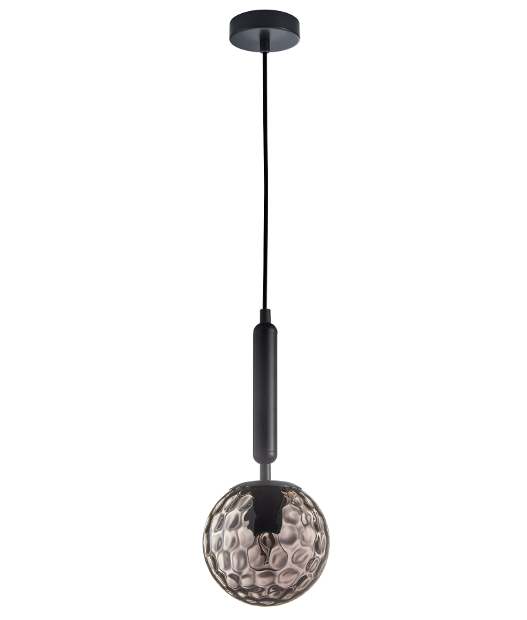  CLA Trattino2 1lt Pendant Light - Smoke Glass