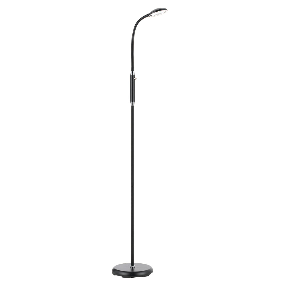 Telbix Tyler Black LED Floor Lamp