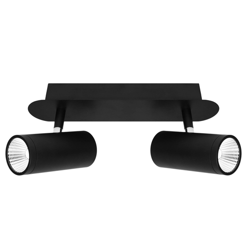 Urban 2 Light Black Spotlight - Cougar