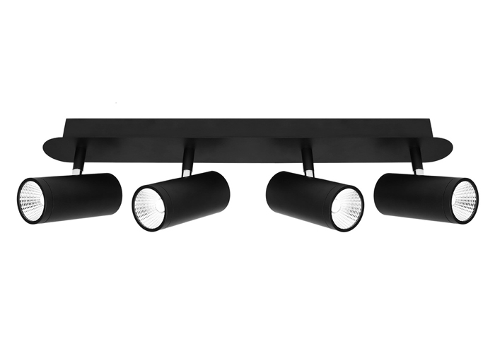 Urban 4 Light Black Spotlight - Cougar