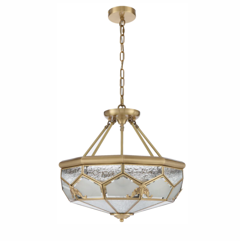 Telbix Lighting Valmont Brass Pendant Light