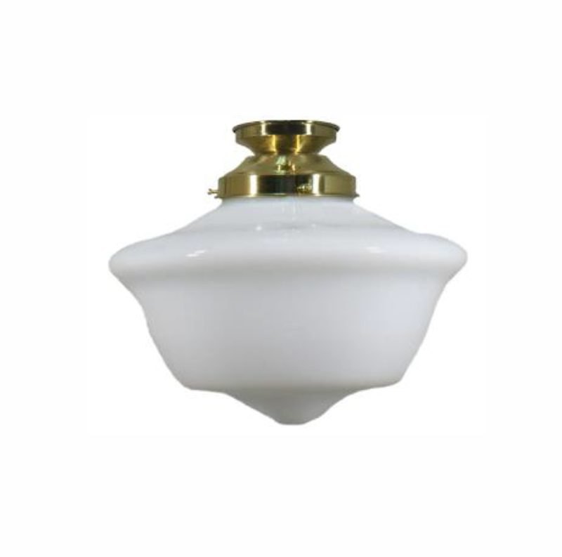 Lode - Victorian Schoolhouse 12inch Brass DIY Light Fitting