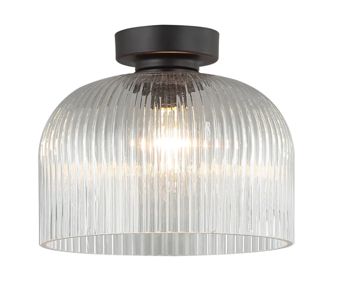 CLA Vinta DIY Fittings - Clear Glass with Black top