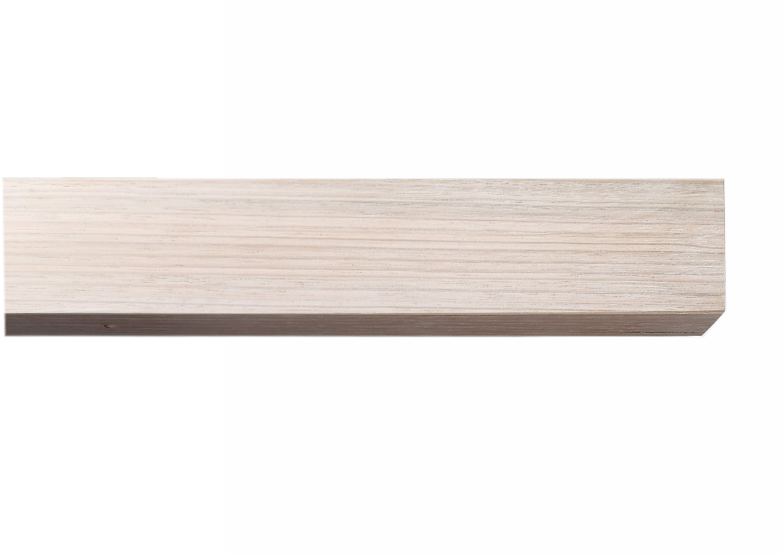 Washed White Victorian Ash Timber LED Pendant Light