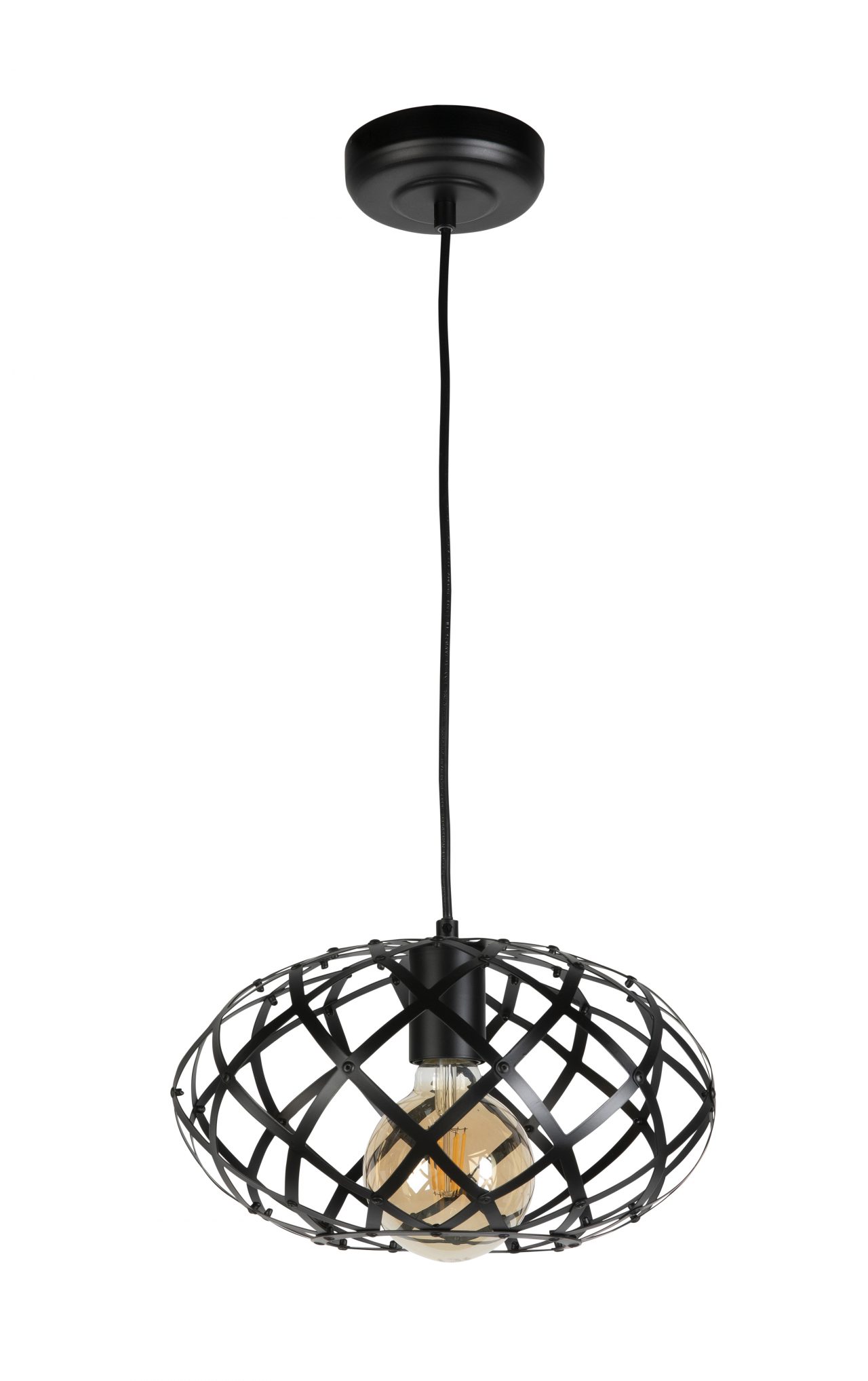 Fiorentino Lighting Wembley 300mm Matte Black Pendant