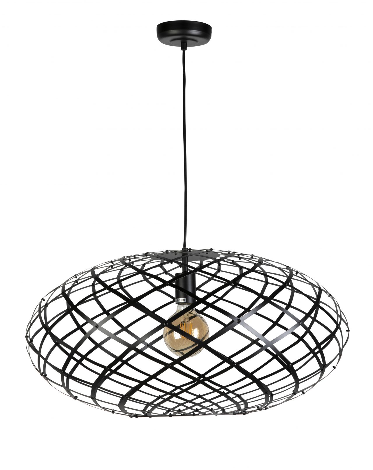 Fiorentino Lighting Wembley 800mm Matte Black Pendant