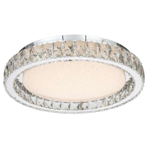 Telbix Lighting Zayla Crystal Look LED Oyster 440mm